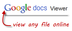 google docs viewer