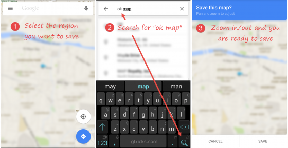 Better Way to Save Offline Google Maps in Android - 94