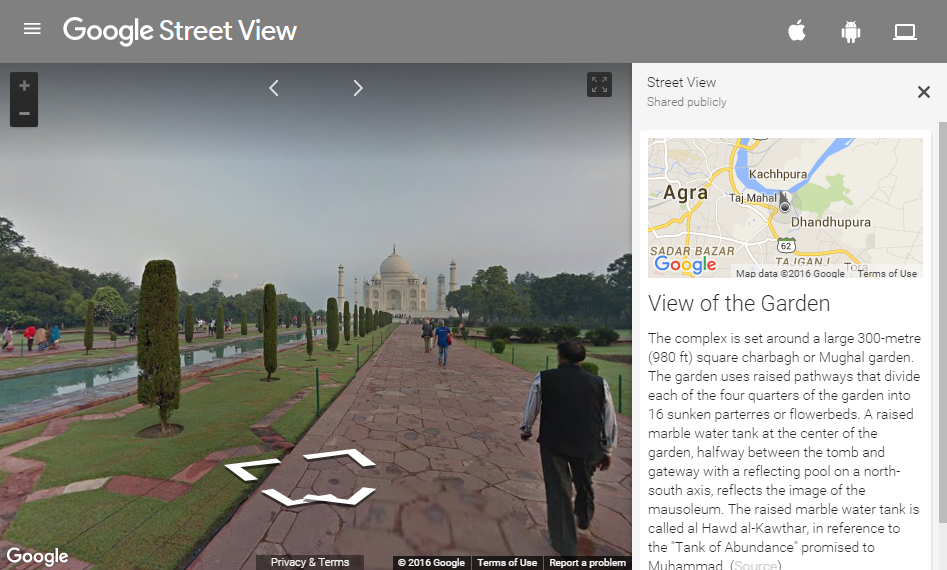 Google earth street view