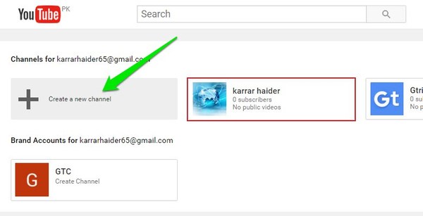 How To Create a Second  Channel in Same Account 